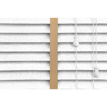 Venetian Blinds Wood White Embossed Gold Ladder Tape