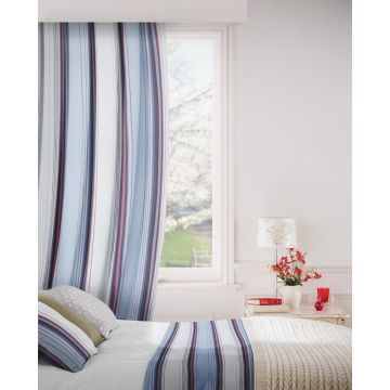 Edge 196 Heritage Blue Curtains Room Shot Mock up