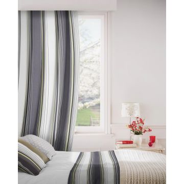 Edge 299 Citrus Charcoal Curtains Room Shot Mock up