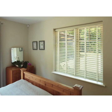 White Faux Wood Venetian Blind