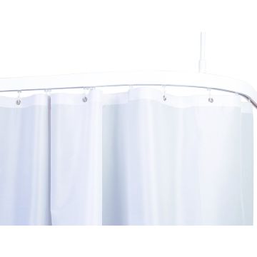 Flame Retardant white shower curtains bs5867