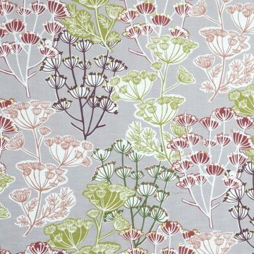 Flourish 481 Damson Fire Resistant Fabric