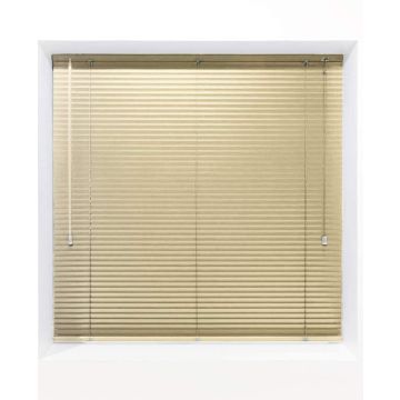 Light Yellow 25mm Metal Venetian Blind - Made to Measure