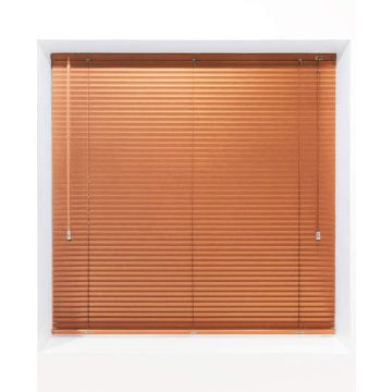 Orange 25mm Metal Venetian Blind - Made to Measure