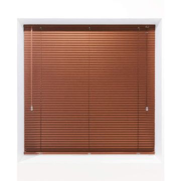 Saddle Brown 25mm Metal Venetian Blind - Made to Measure