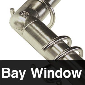 Bay Window Curtain Poles