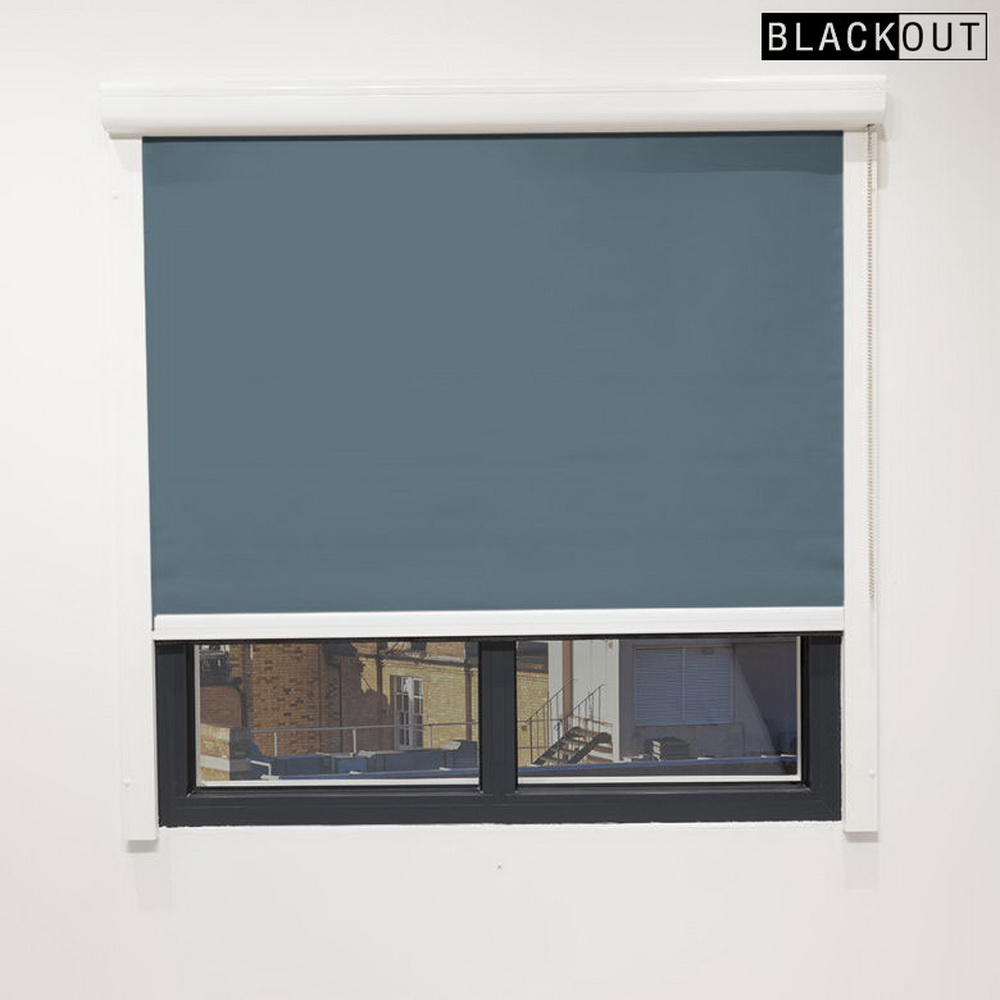 Cassette Roller Blinds Mockup2 Blackout Denim