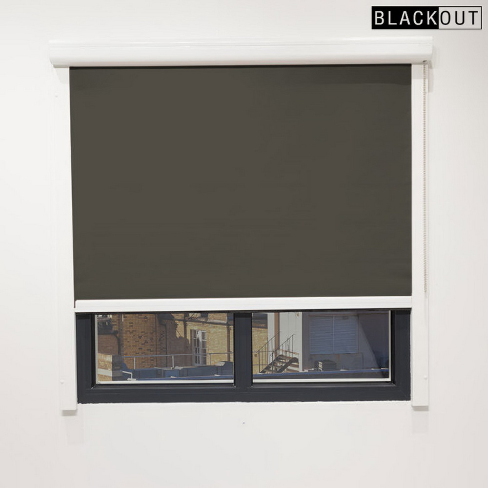 Cassette Roller Blinds Mockup2 Blackout Graphite