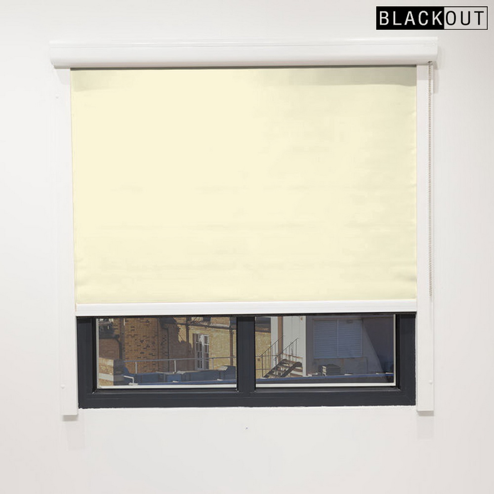 Cassette Roller Blinds Mockup2 Blackout Ivory