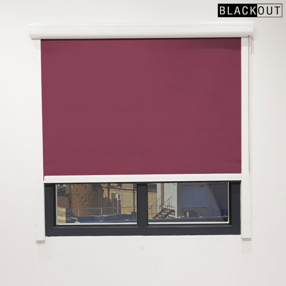 Cassette Roller Blinds Mockup2 Blackout Plum